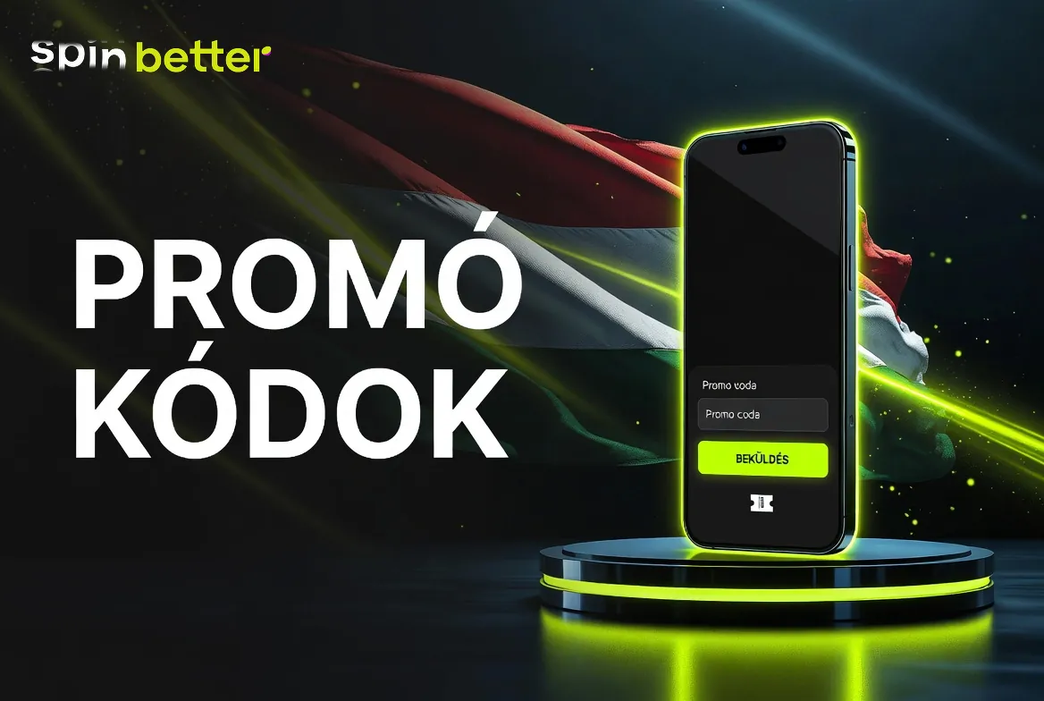 SpinBetter promo code mezője a regisztrációs űrlapon